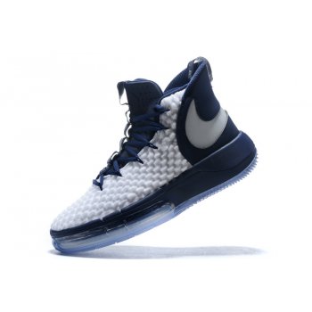 2020 Nike AlphaDunk Midnight Navy White-Silver Shoes